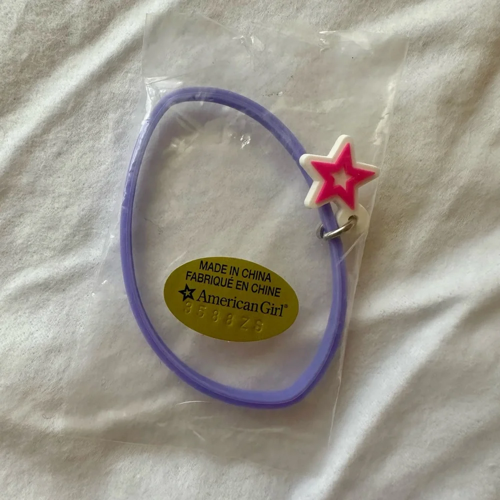 American Girl Purple and Pink Bracelet